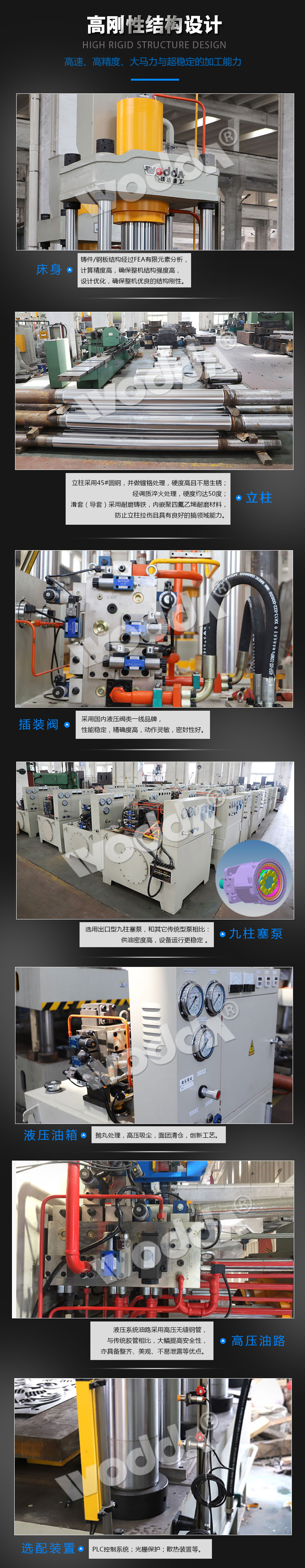 200T四柱三梁液壓(yā)機