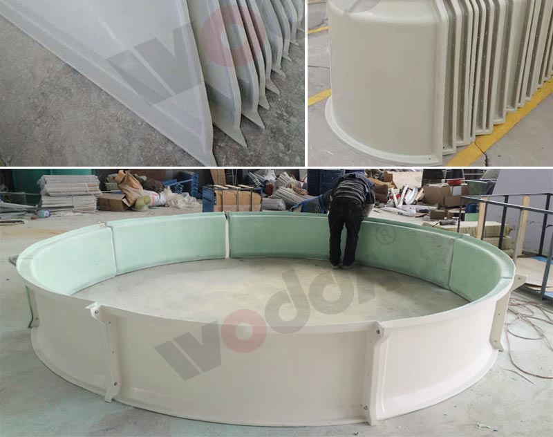 玻璃鋼(gāng)模壓冷卻(què)塔風筒 玻(bō)璃鋼模壓(yā)冷卻塔風(fēng)筒