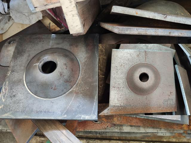 礦用(yong)錨杆托(tuō)盤成品(pǐn) 礦用錨(mao)杆托盤(pan)成品