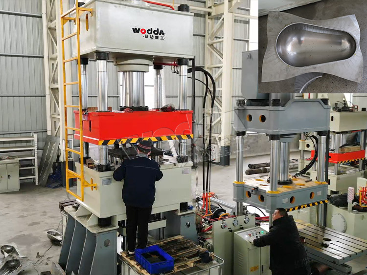 315噸不鏽鋼(gang)蹲便器拉(la)伸液壓機(jī) 315噸不鏽鋼(gāng)蹲便器拉(lā)伸液壓機(jī)