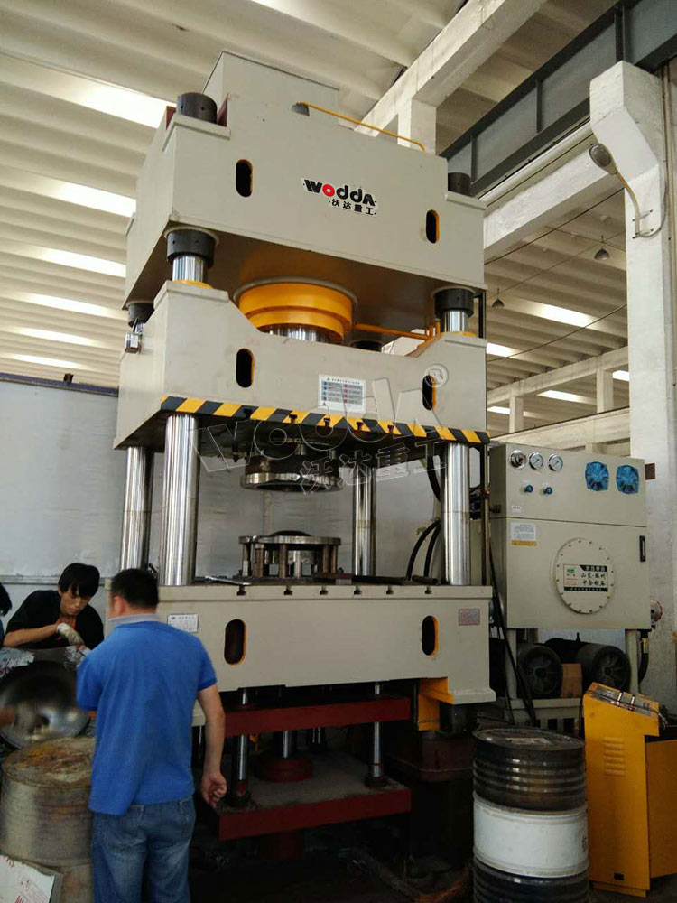 500T液壓墊封(fēng)頭拉伸液壓機(jī) 500T液壓墊封頭拉(la)伸液壓機