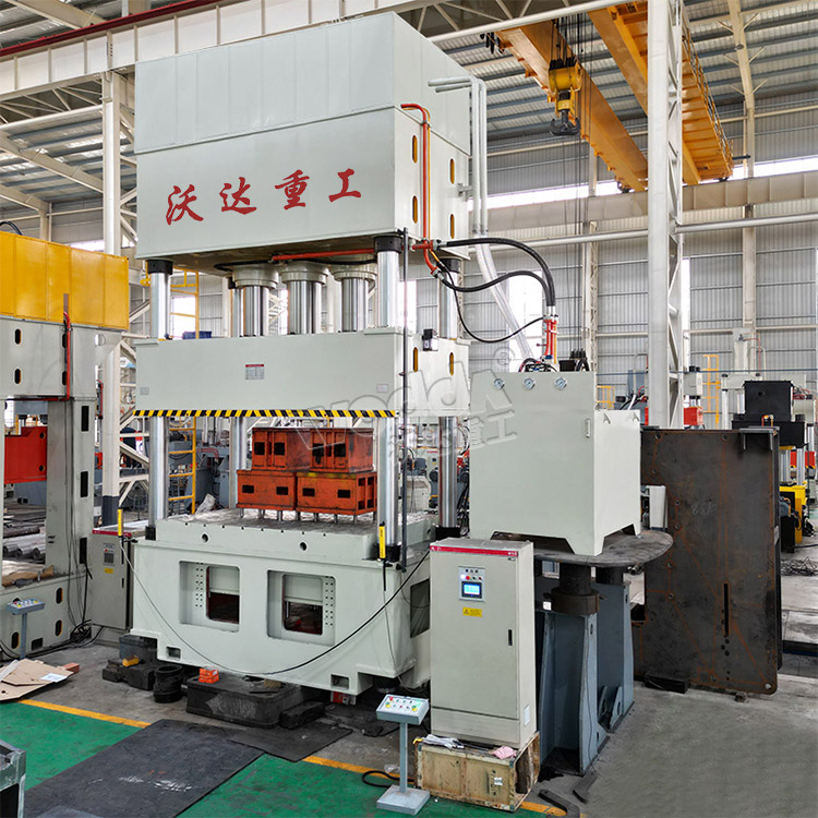 1000噸四柱液壓機(jī)帶液壓墊 1000噸四柱(zhù)液壓機帶液壓墊(nian)