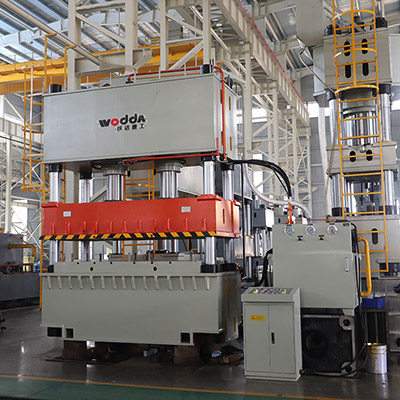 400噸雙缸(gāng)液壓機(ji)_液壓墊(niàn)_四柱拉(la)伸液壓(yā)機